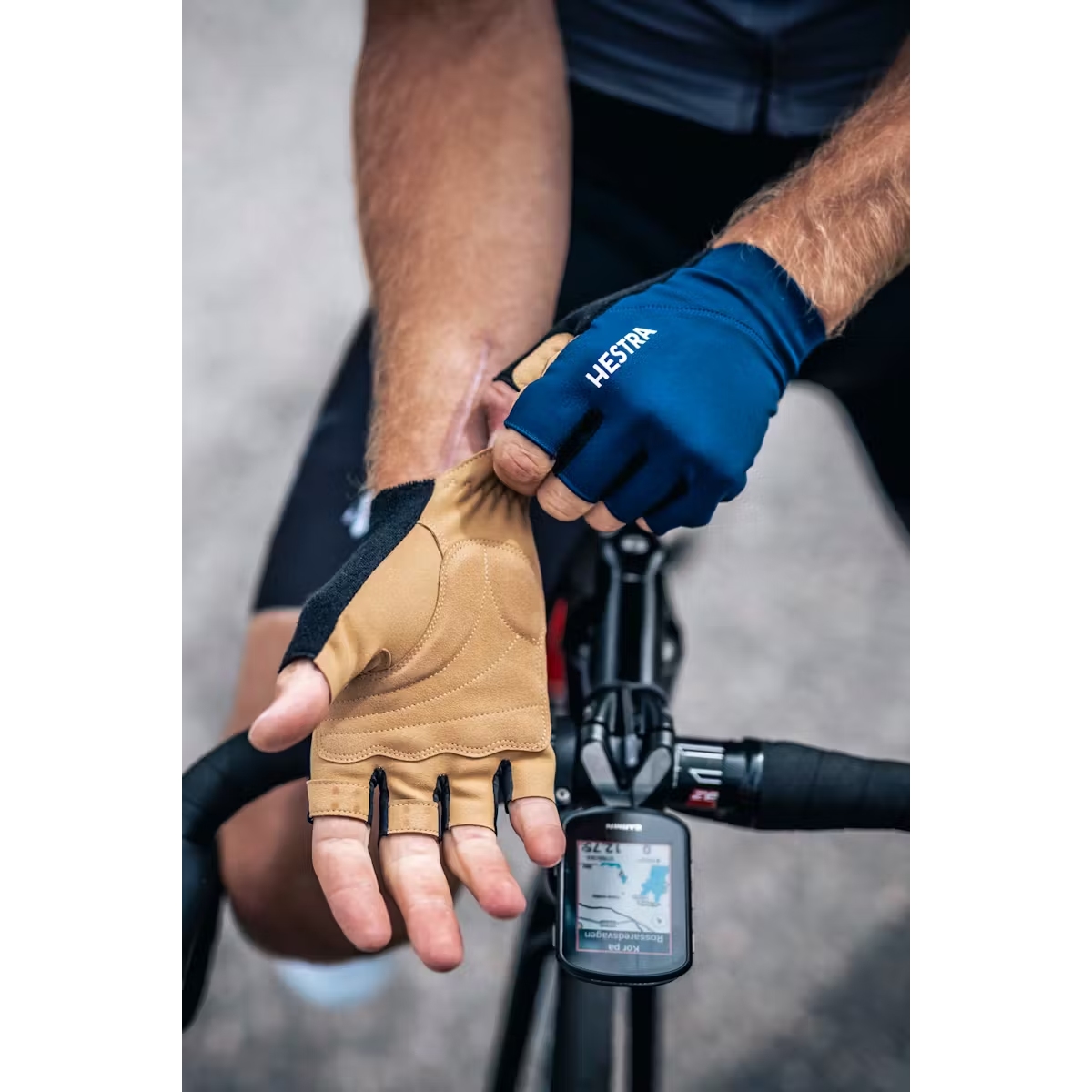 REACTO CARBON SHORT - GUANTI MOTO CORTI IN PELLE UOMO