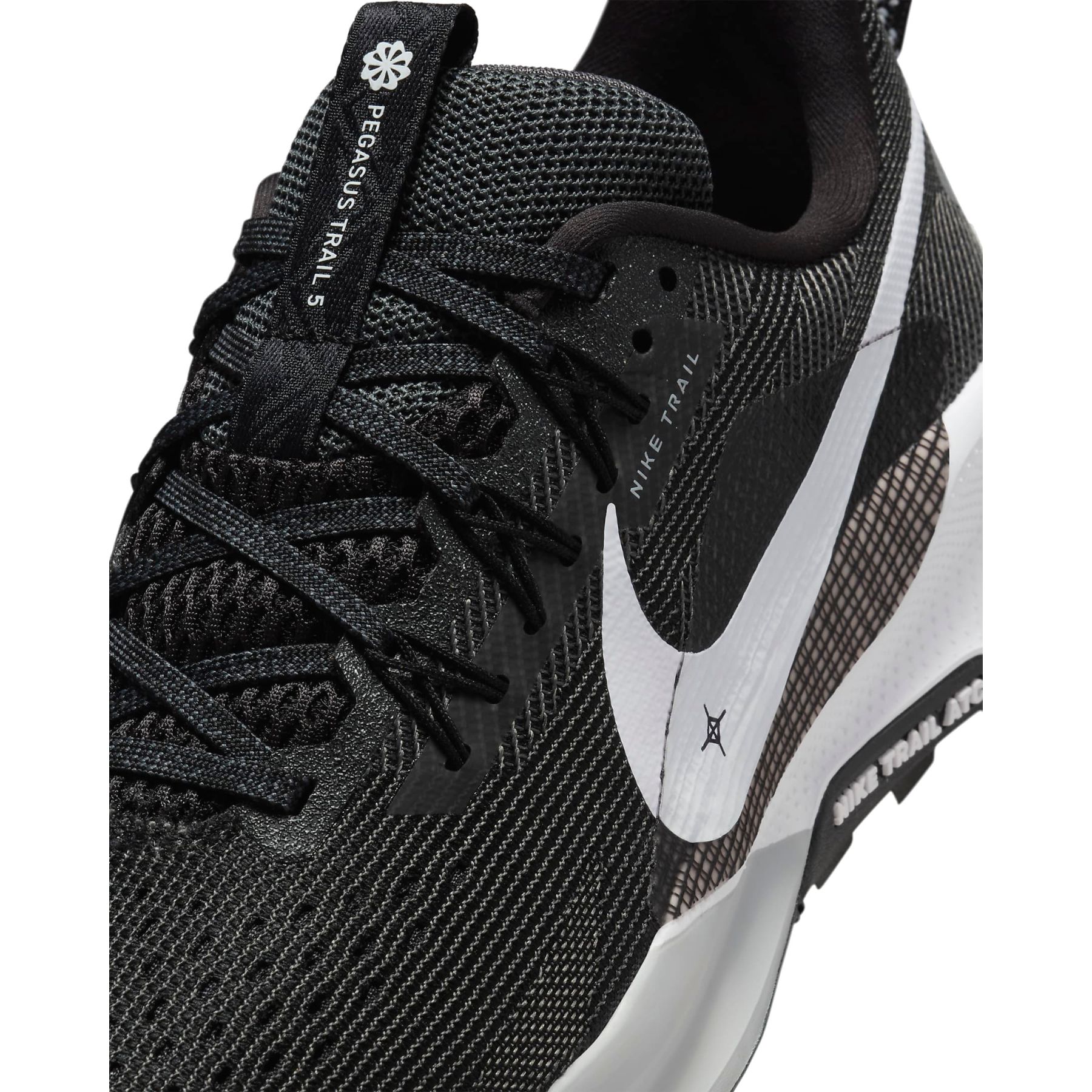 Nike Pegasus Trail 5 Running Shoes Women black white anthracite wolf grey DV3865 001