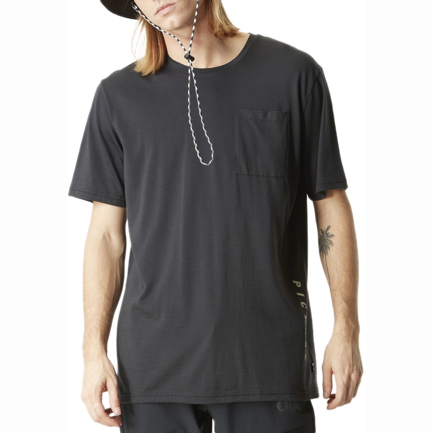 Picture of Picture Loxol Merino Tech Tee Men - Black