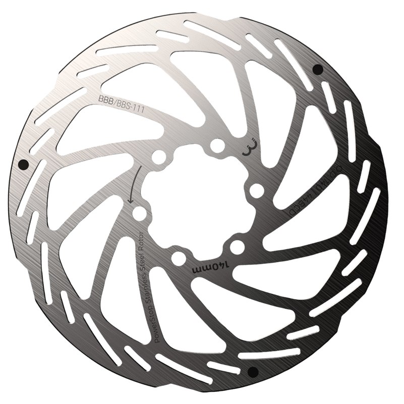 Picture of BBB Cycling PowerStop BBS-111 | BBS-112 | BBS-113 | BBS-114 Disc - 6-hole - silver