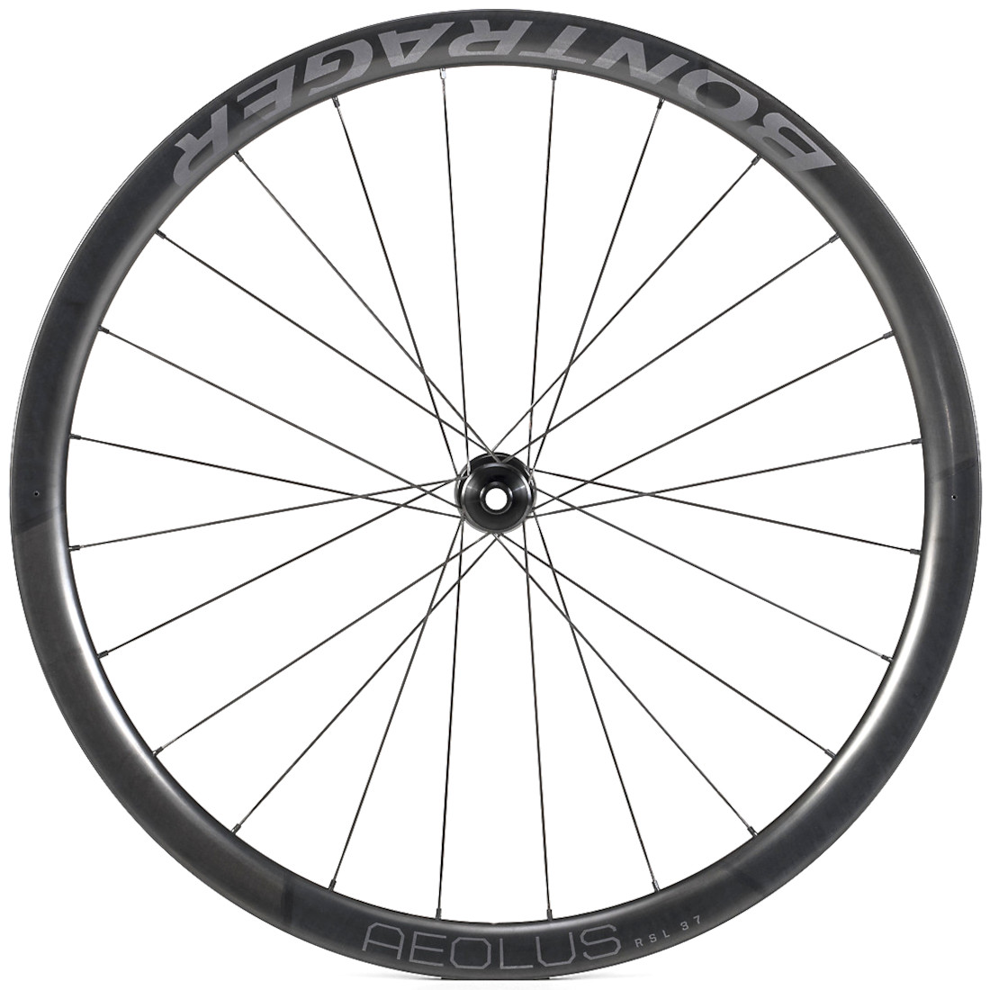 Bild von Bontrager Aeolus RSL 37 TLR Road Vorderrad - Drahtreifen - Centerlock - 12x100mm - schwarz