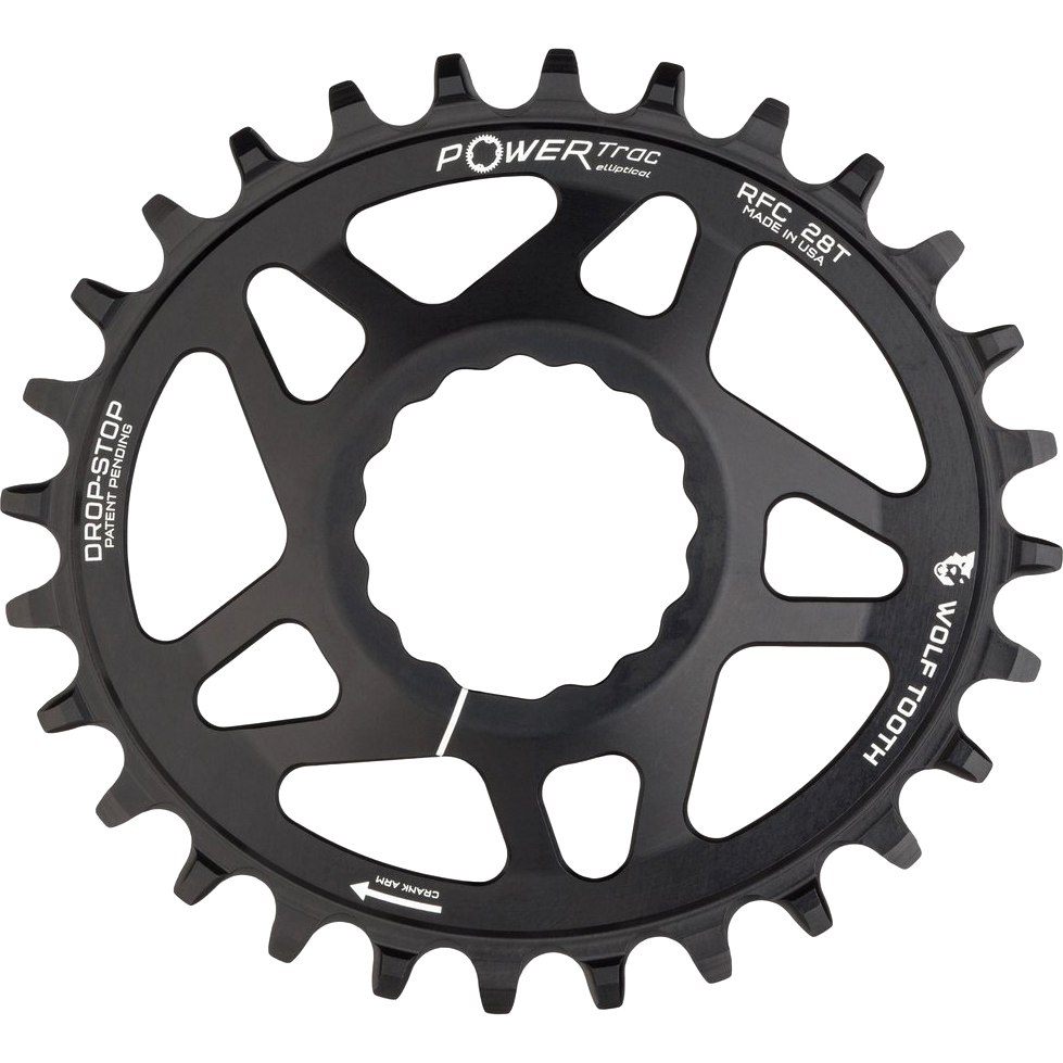 Immagine prodotto da Wolf Tooth Elliptical - Direct Mount Boost Chainring for Race Face Cinch - Drop Stop - black