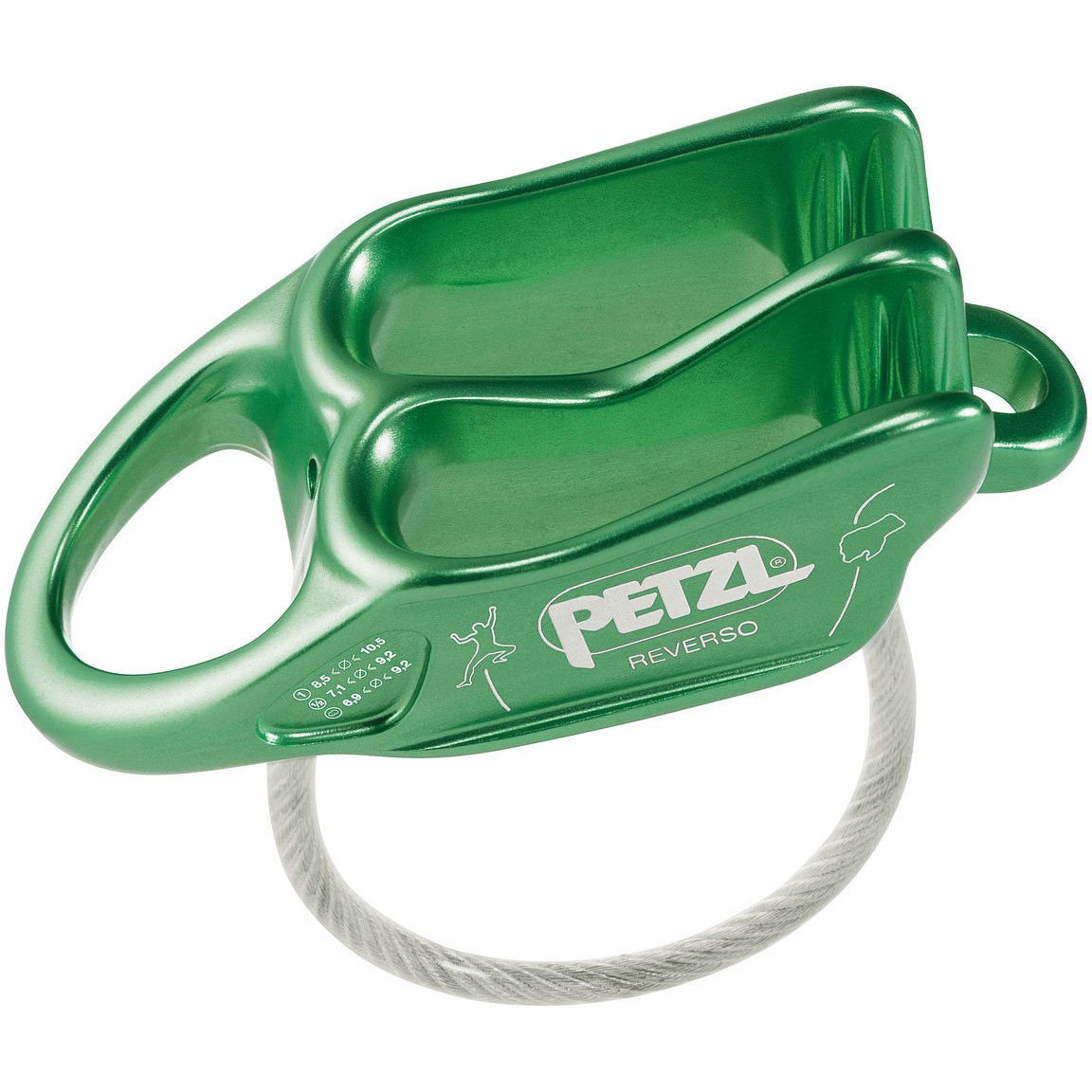 Picture of Petzl Reverso Belay/Rappel Device - green