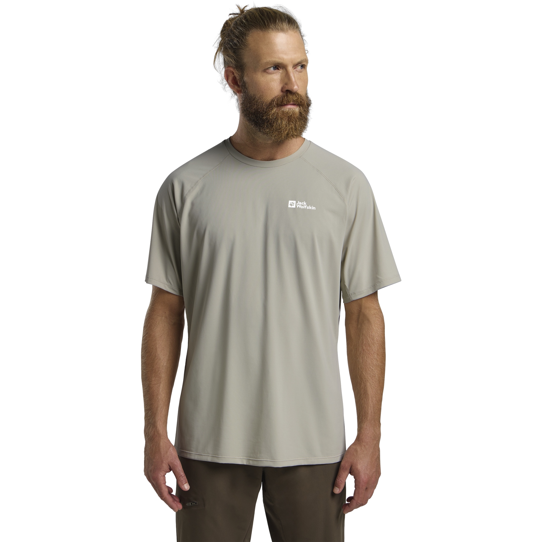 Мужская футболка Jack Wolfskin Prelight Swift - seal