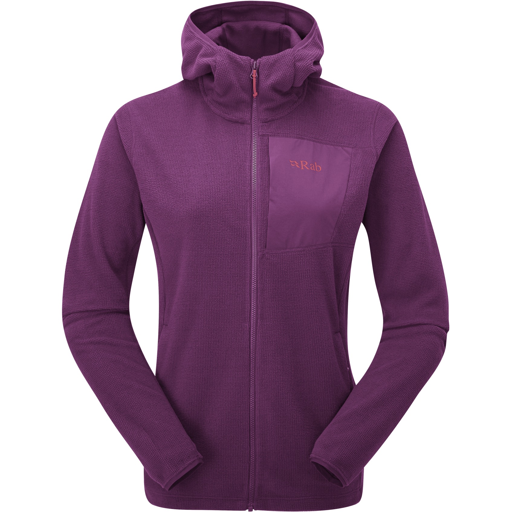 Bild von Rab Tecton Hoodie Damen - plum