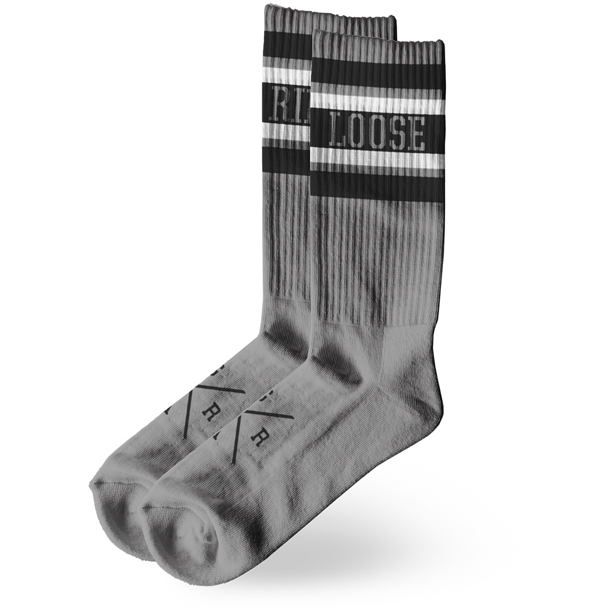 Picture of Loose Riders Technical MTB Socks - Grey/Grey