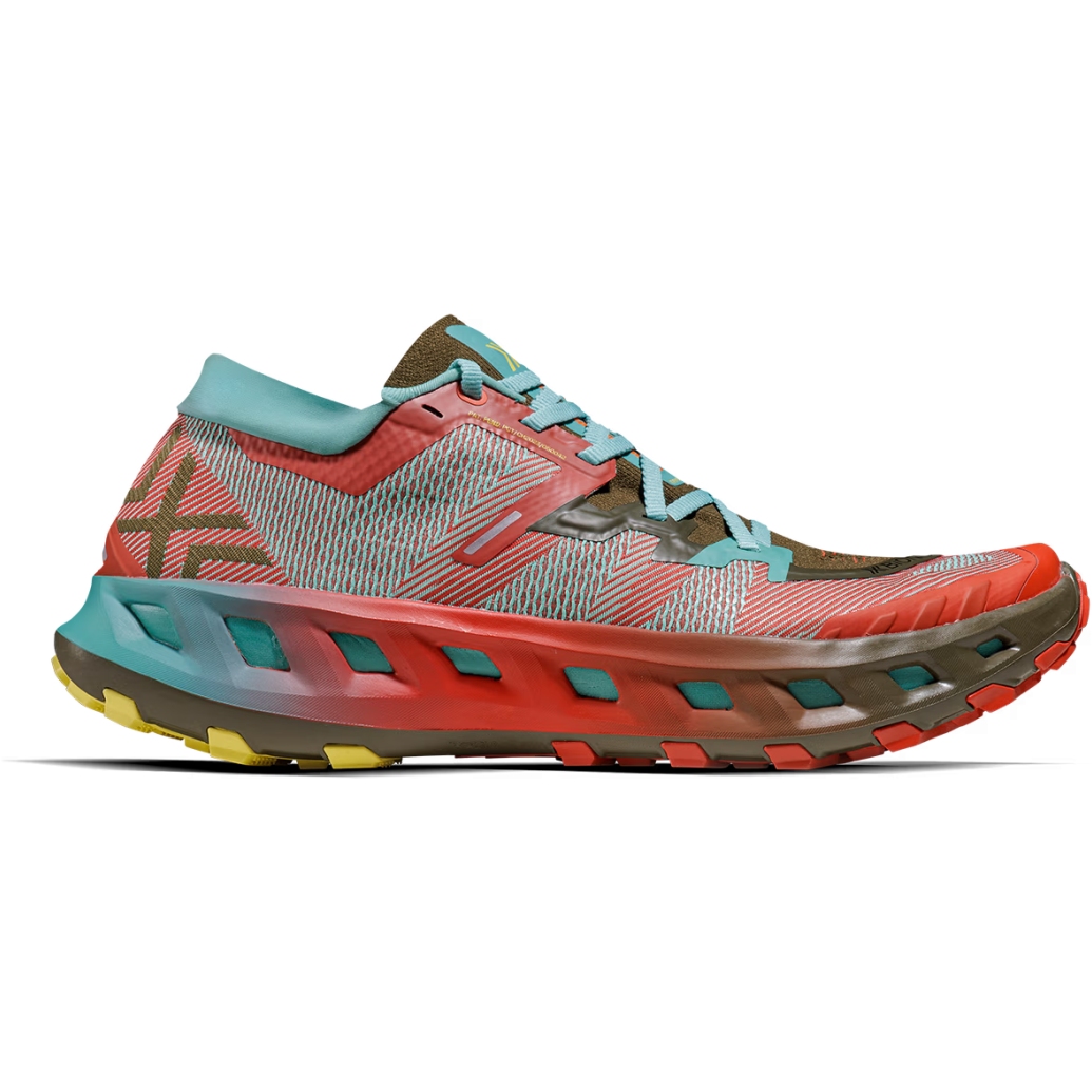 Produktbild von X-Bionic Terraskin X02 Trailrunningschuhe - burnt red/aqua/dark kaki