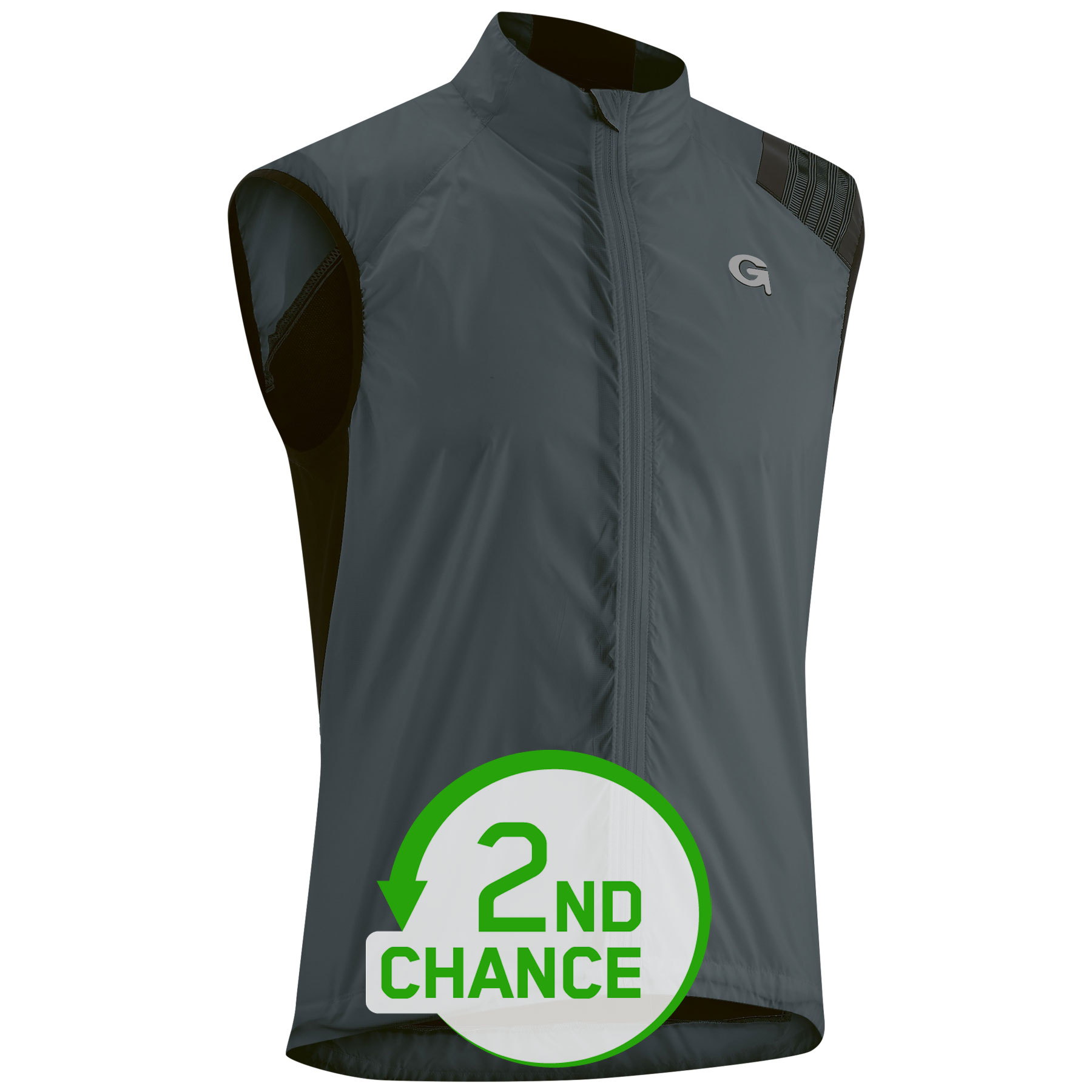 Picture of Gonso Blosko Wind Vest Men - Graphite - 2nd Choice