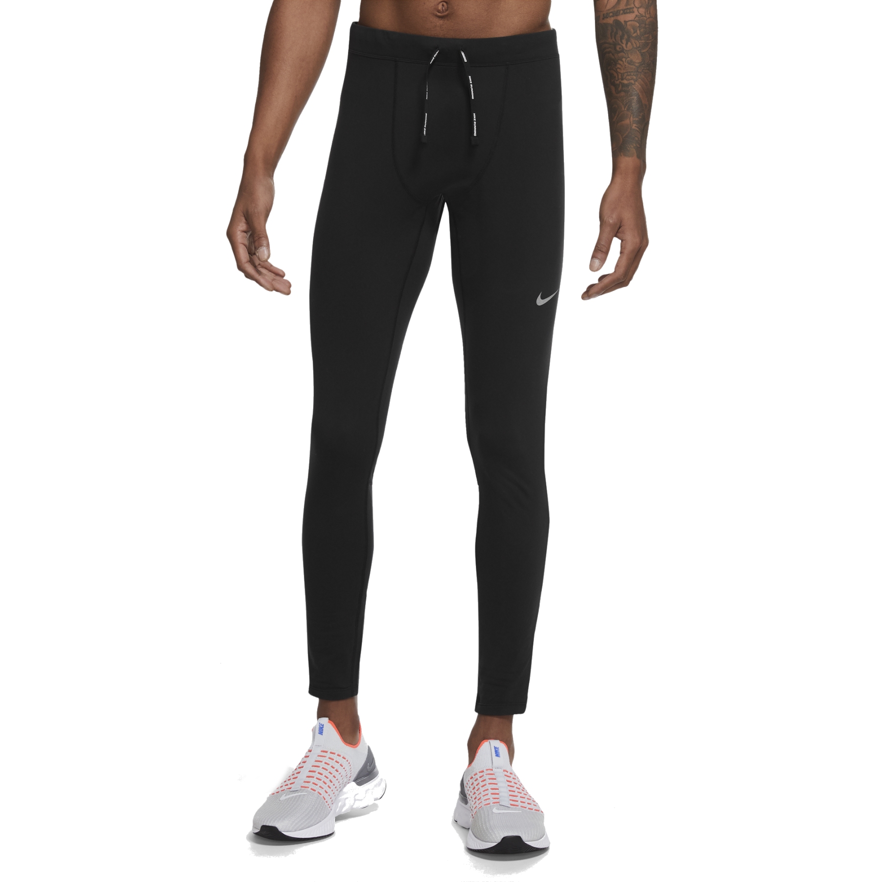Productfoto van Nike Repel Challenger Mens Running Tights - black/reflective silver DD6700-010