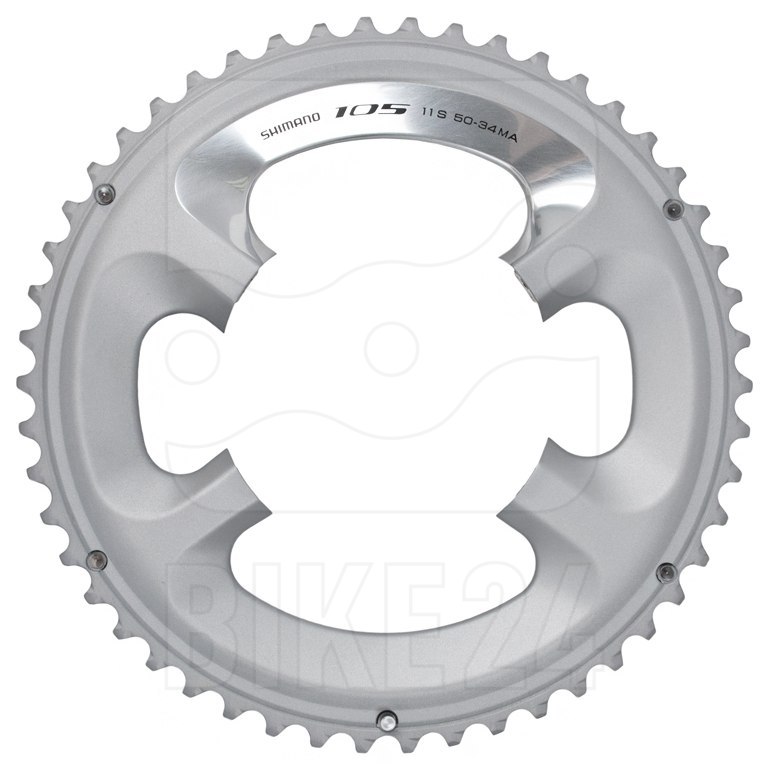 Picture of Shimano 105 FC-5800 Chainring - 2x11-Speed - silver