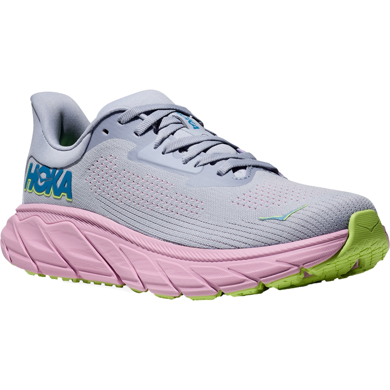 Hoka Arahi 7 Wide Running Shoes Women gull pink twilight BIKE24