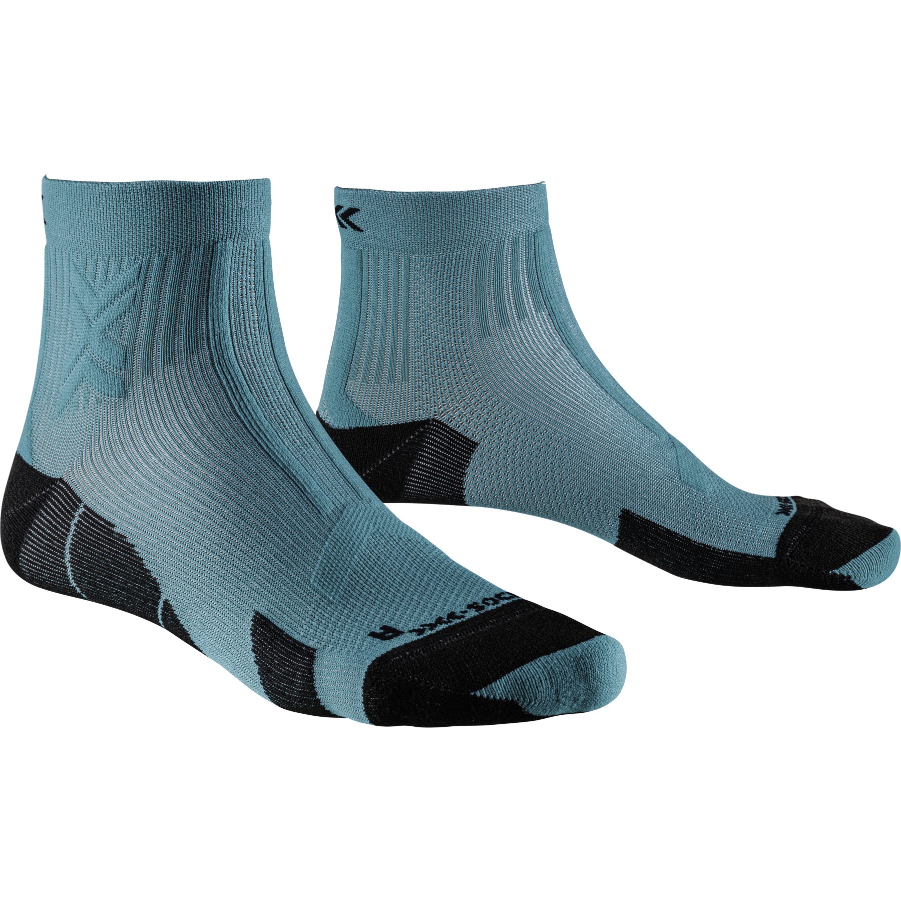 Produktbild von X-Socks Trail Run Discover Ankle Socken Herren - lake green/sunset blue