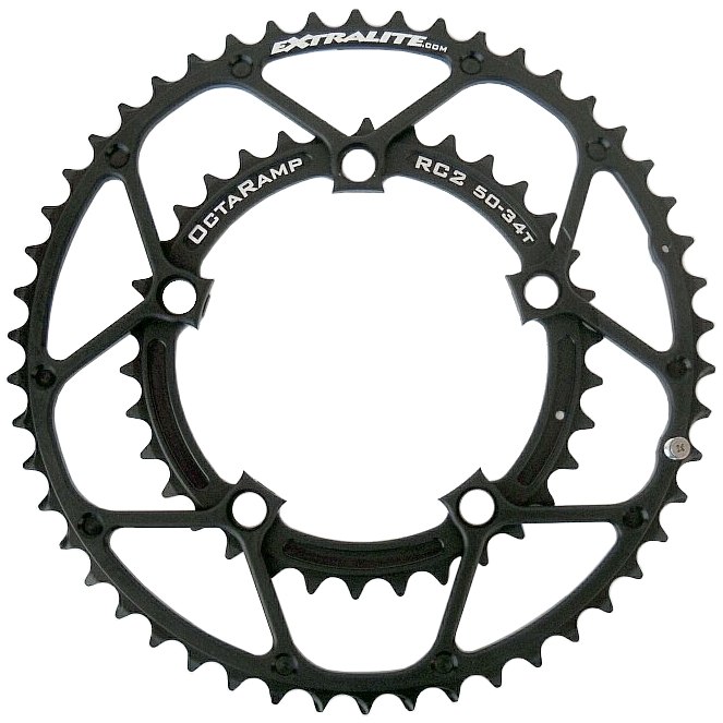 Picture of Extralite OctaRamp RC2 Chainring Set - 5-Bolt - 110mm