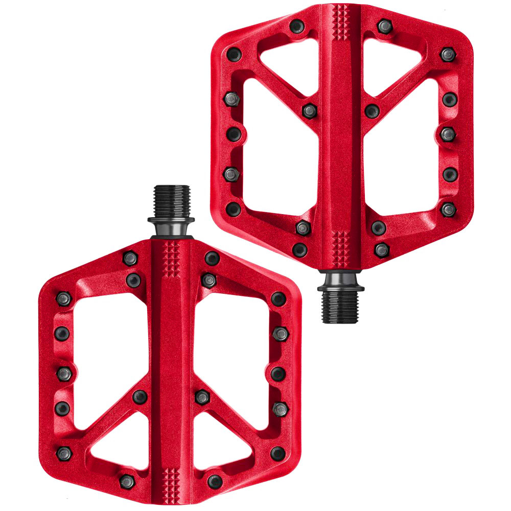 Photo produit de Crankbrothers Stamp 1 Small Flat Pedal - red
