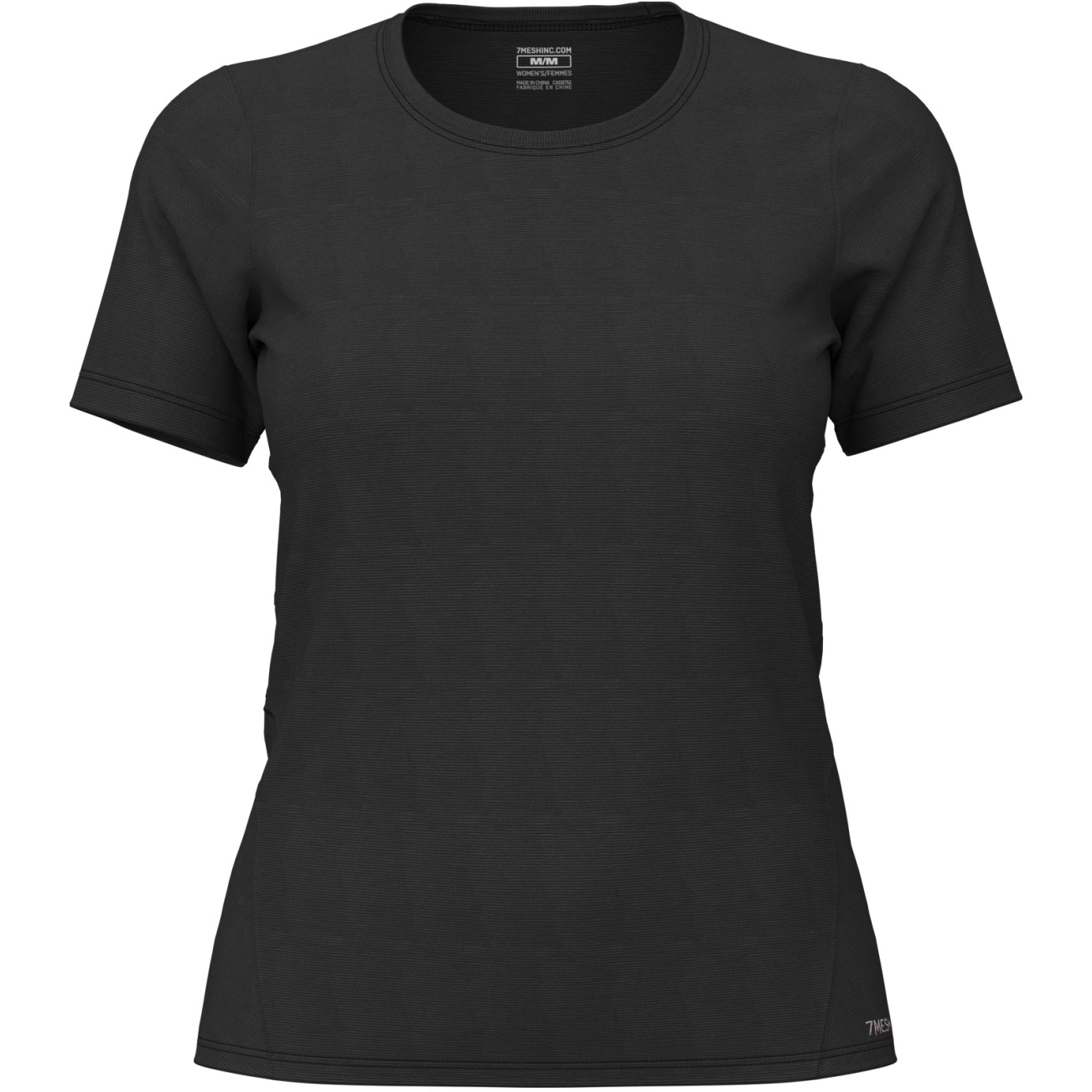 Photo produit de 7mesh T-Shirt Manches Courtes Femme - Desperado Merino - Noir