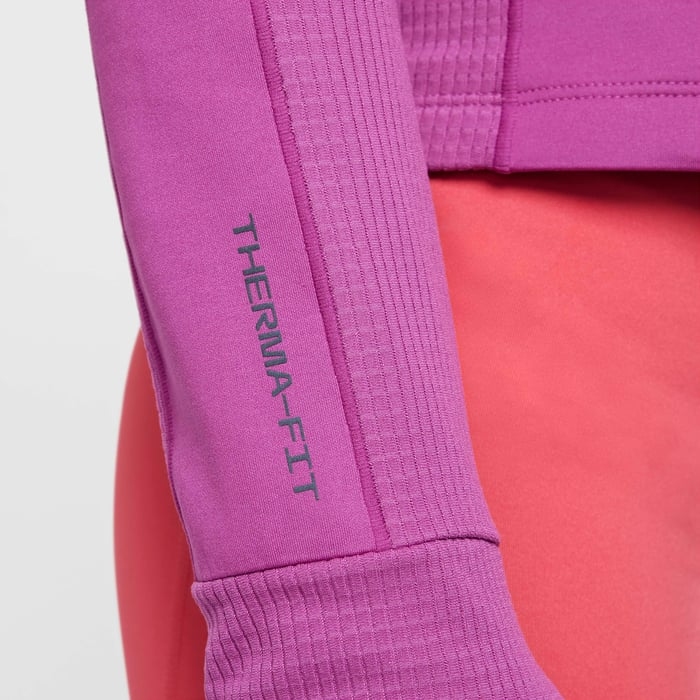 Nike Therma-Fit Long Sleeve Half Zip Girls - hot fuchsia/beyond