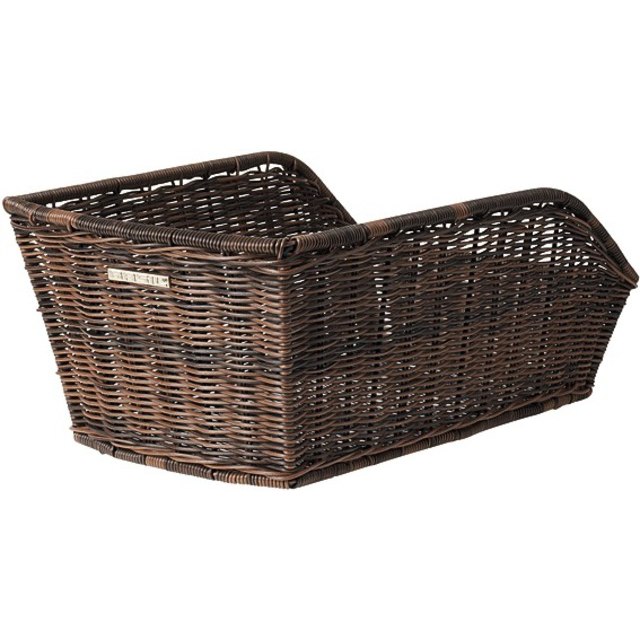 Picture of Basil Cento Rattan Look Bike Basket 35L - nature brown