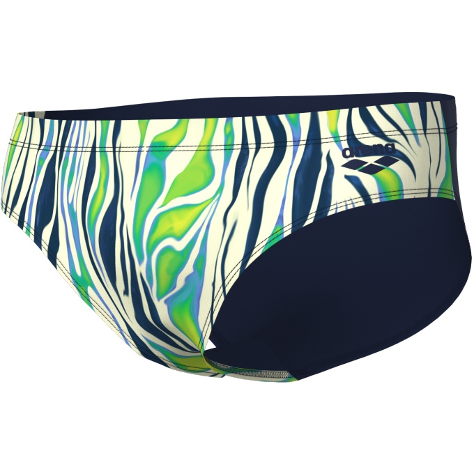 Bañador Slip Hombre arena Zebra Stripes