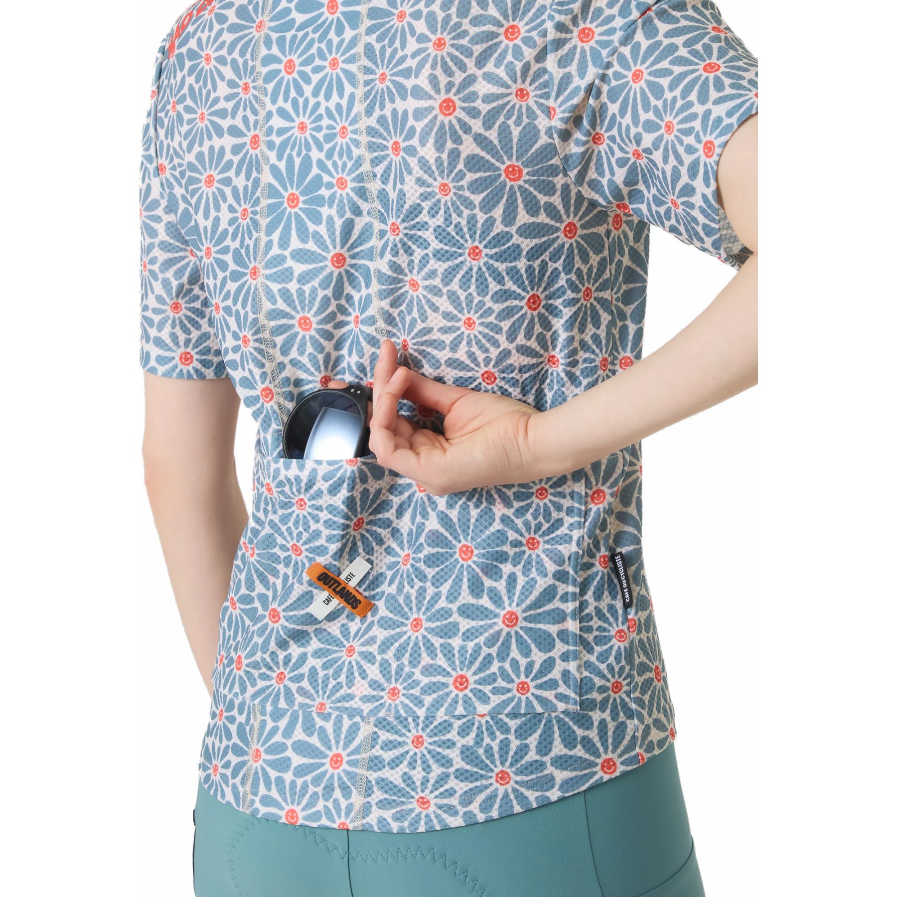 Cafe du cycliste 【Claudine】オイスターグレーヴィシー CLAUDINE Gravel Shirt - Oyster Grey Vichy | Cafe du Cycliste