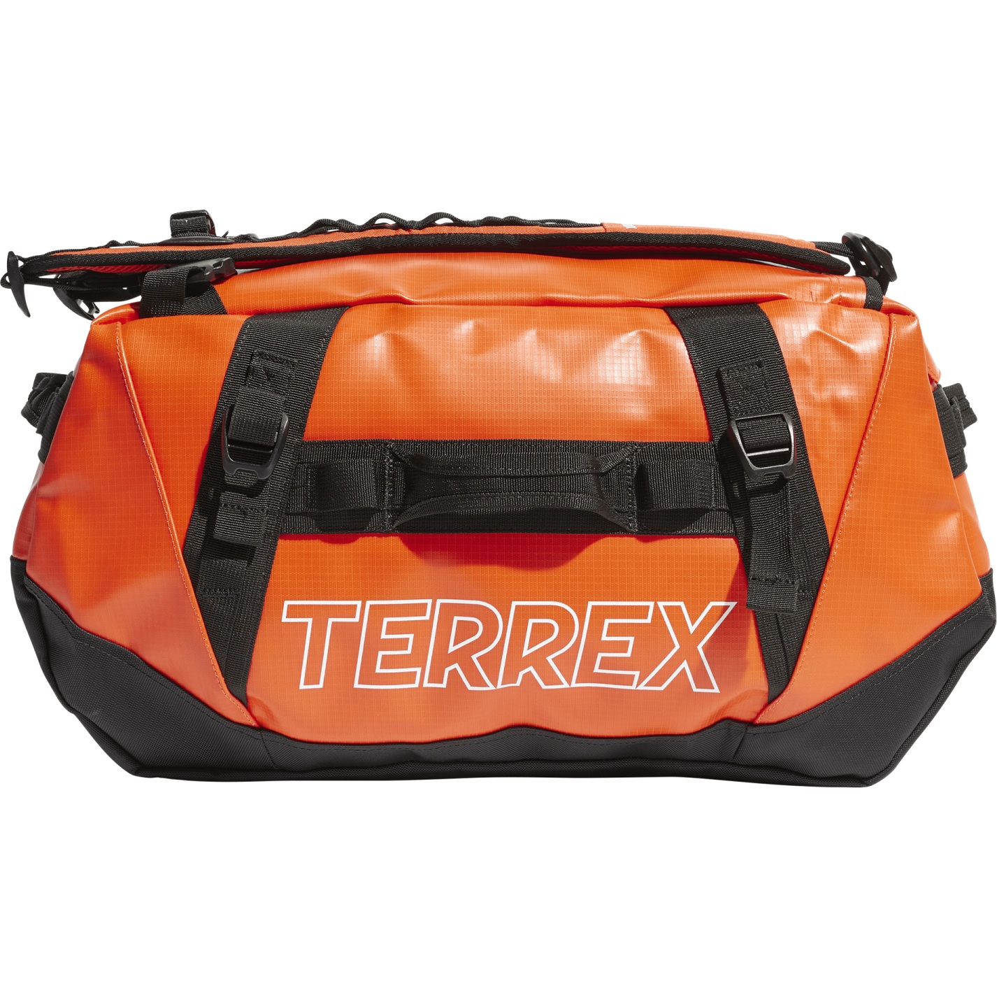 Productfoto van adidas TERREX RAIN.RDY Expedition Duffeltas S - 50L - semi impact orange/black/white IN4660