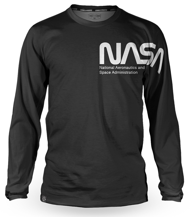 Picture of Loose Riders NASA Legacy C/S Long Sleeve Jersey - Black