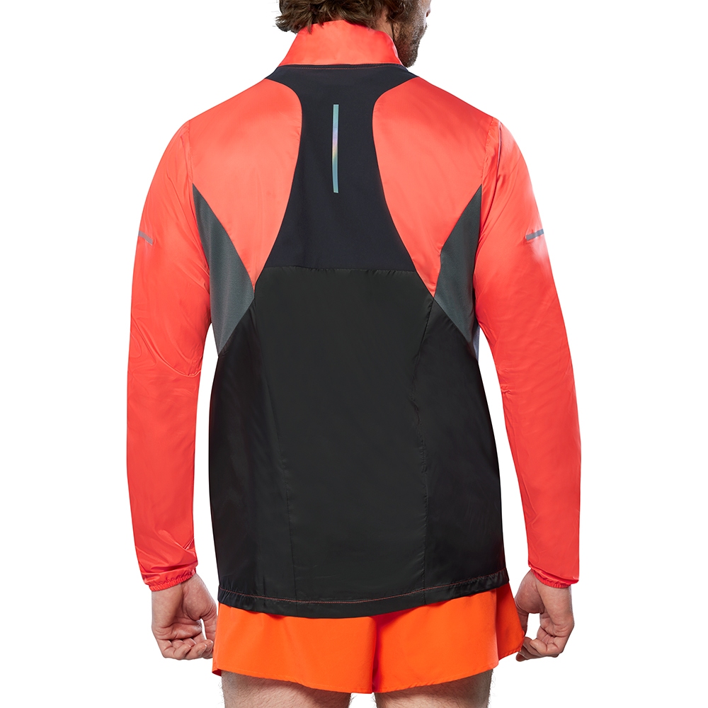 Mizuno Aero Running Jacket Men Nasturtium