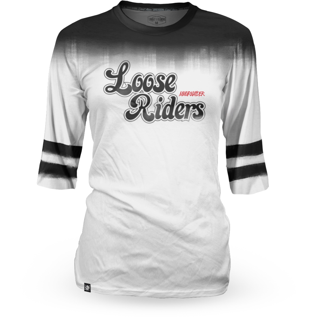Produktbild von Loose Riders 3/4-Arm Trikot Damen - Rebel White