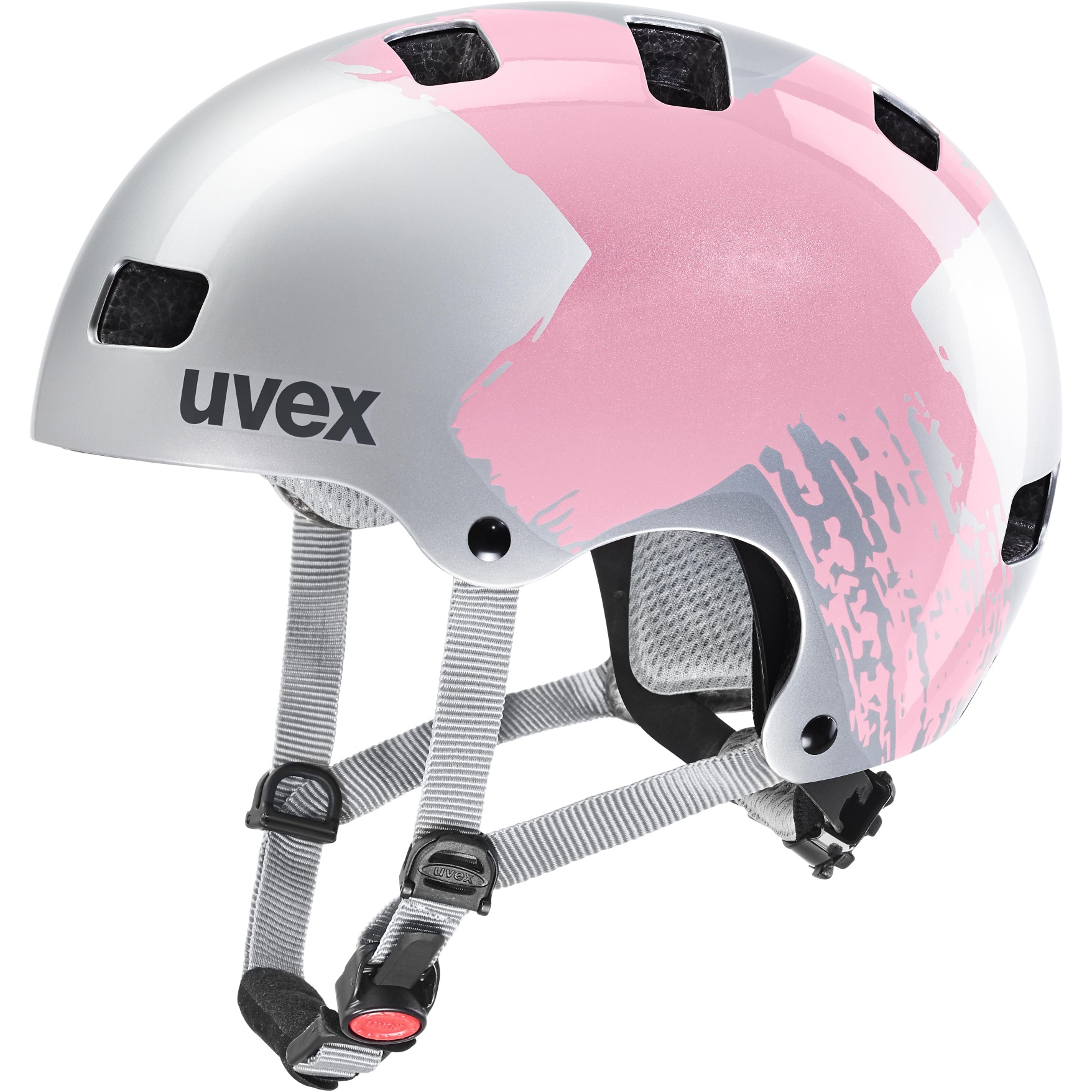 Picture of Uvex kid 3 Kids Helmet - silver-rosé