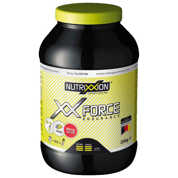 Productfoto van Nutrixxion Endurance XX-Force - Carbohydrate Beverage Powder with Caffeine - 2200g
