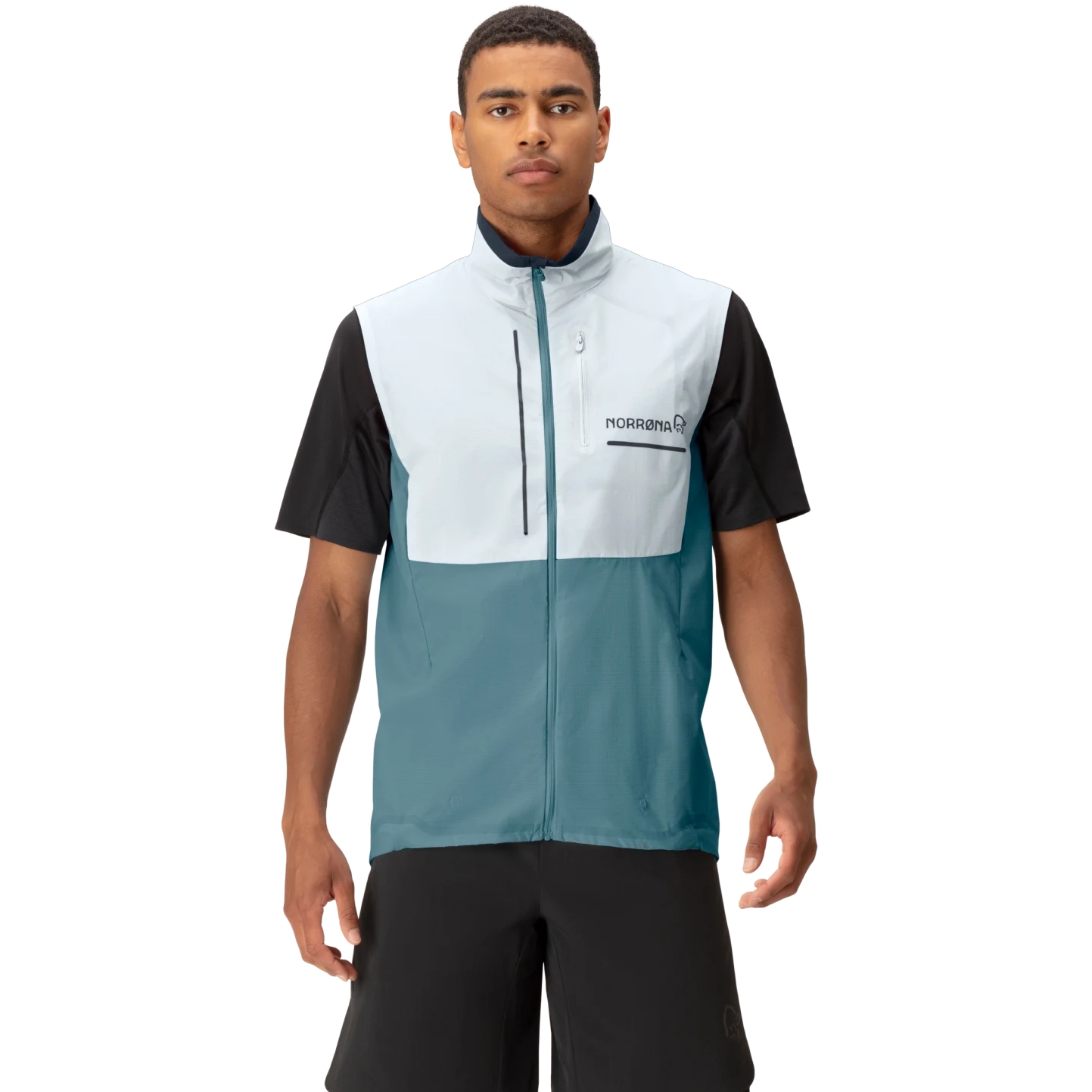 Produktbild von Norrona senja aero90 Weste Herren - Snow White