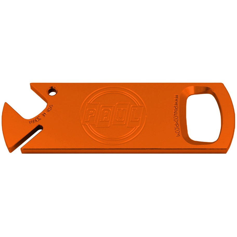 Picture of Paul Component Bottle Opener and Disc Brake Rotor Straightener - orange