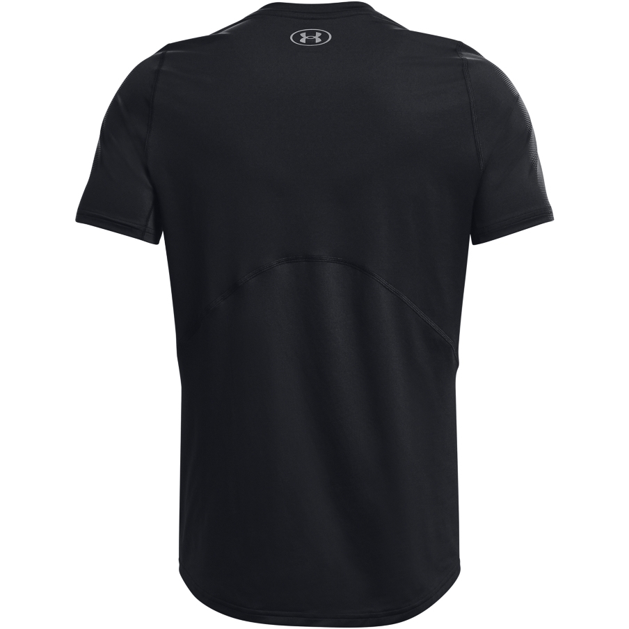 Under Armour Men's HeatGear Armour Fitted Short Sleeve Tee / T-Shirt /  Tshirt - Black/White