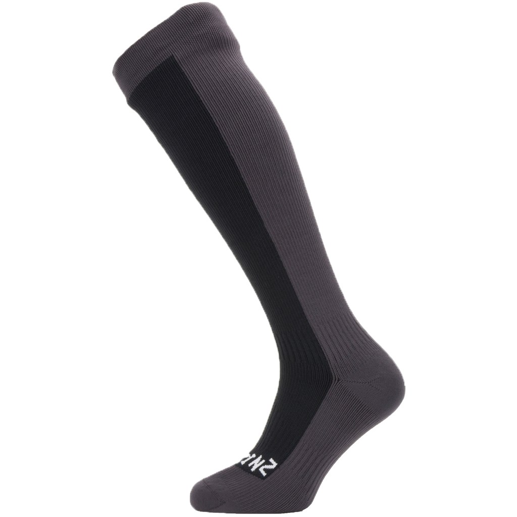Bild von SealSkinz Wasserdichte, knielange Socken für kaltes Wetter - Schwarz/Grau