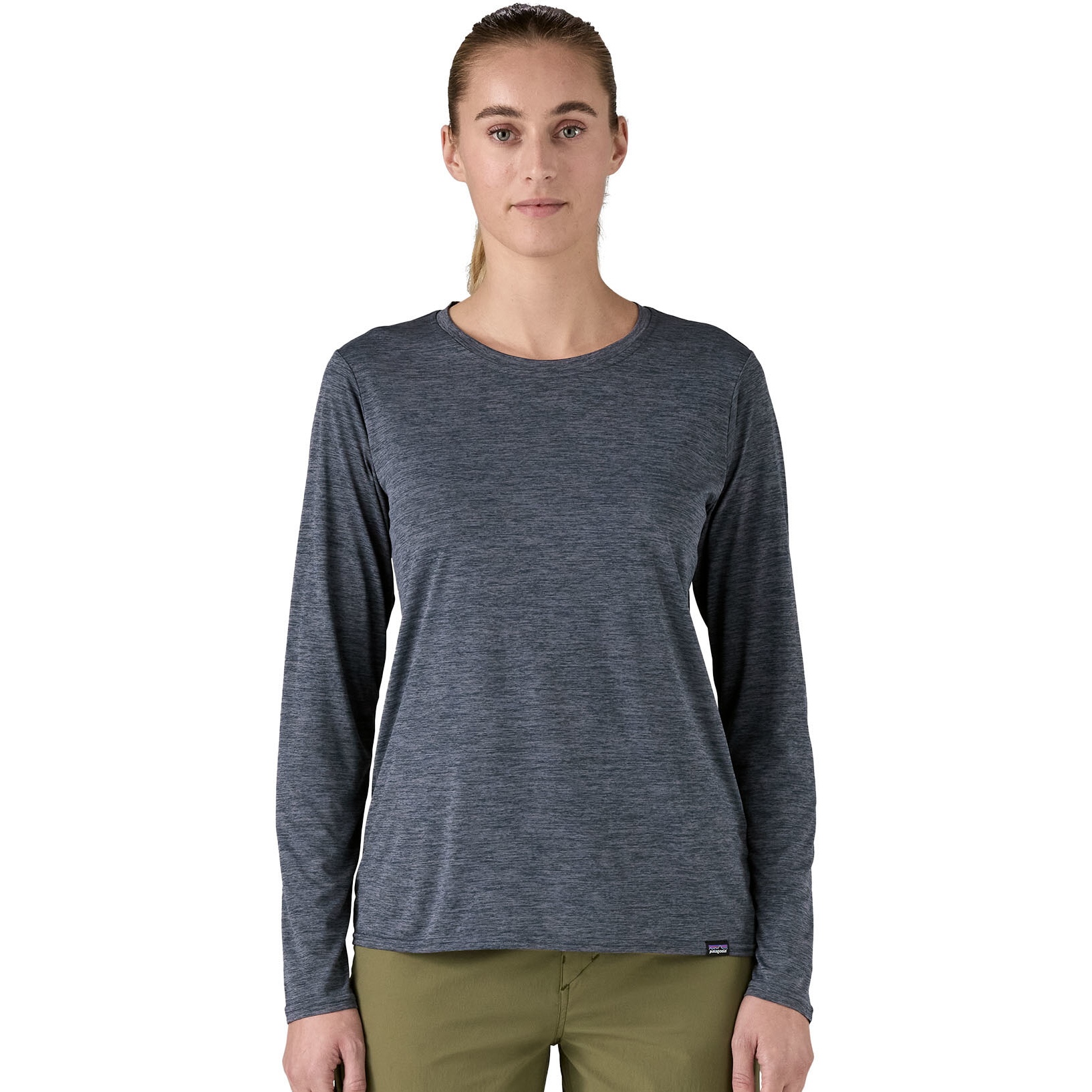 Produktbild von Patagonia Cap Cool Daily Langarmshirt Damen - Smolder Blue - Light Smolder Blue X-Dye