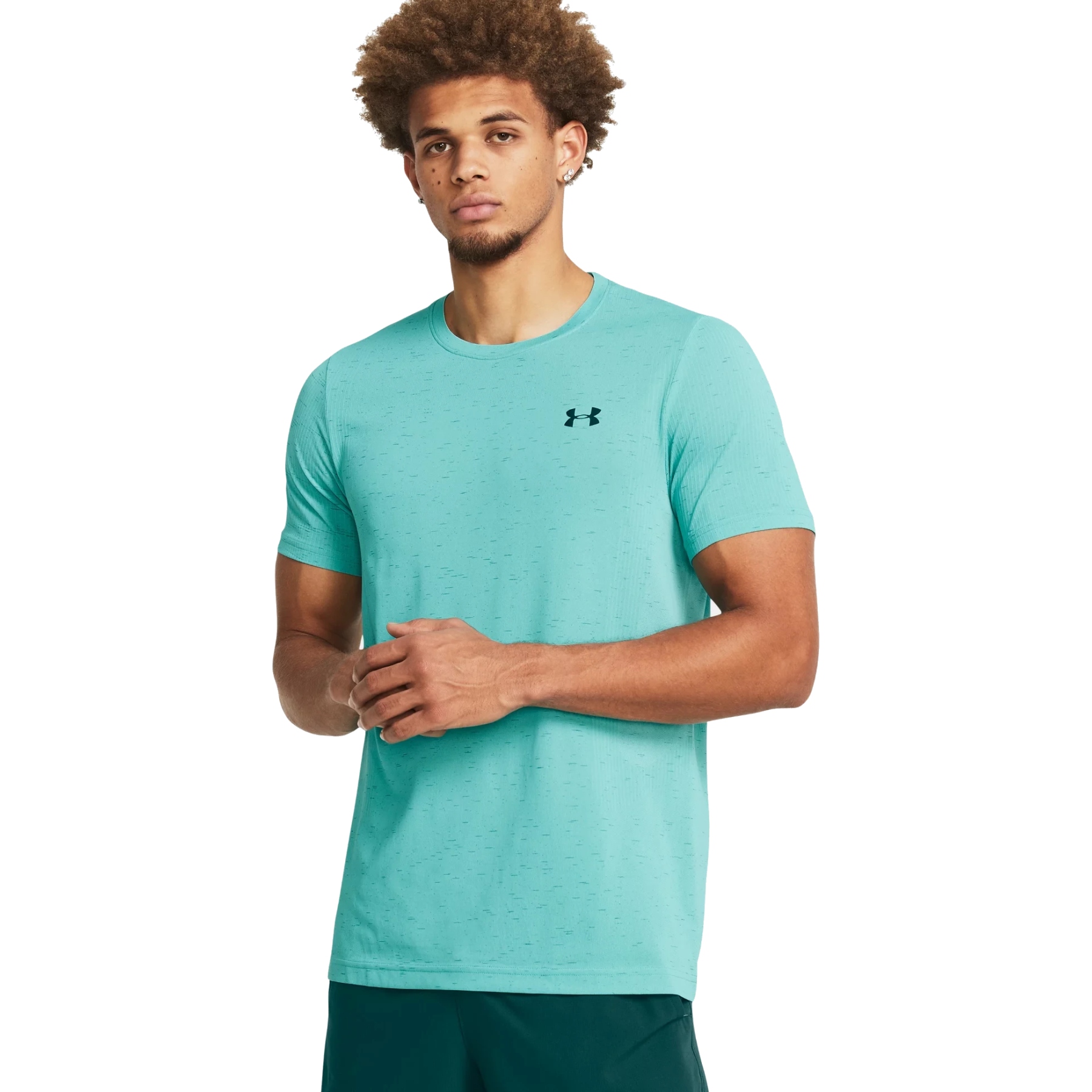 Picture of Under Armour UA Vanish Seamless Short Sleeve Shirt Men - Radial Turquoise/Hydro Teal