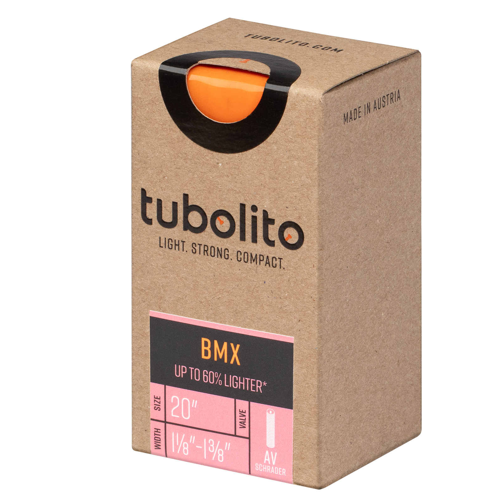 Productfoto van Tubolito Tubo BMX Tube - 20&quot;x1-1/8-1-3/8&quot; - Schrader Valve