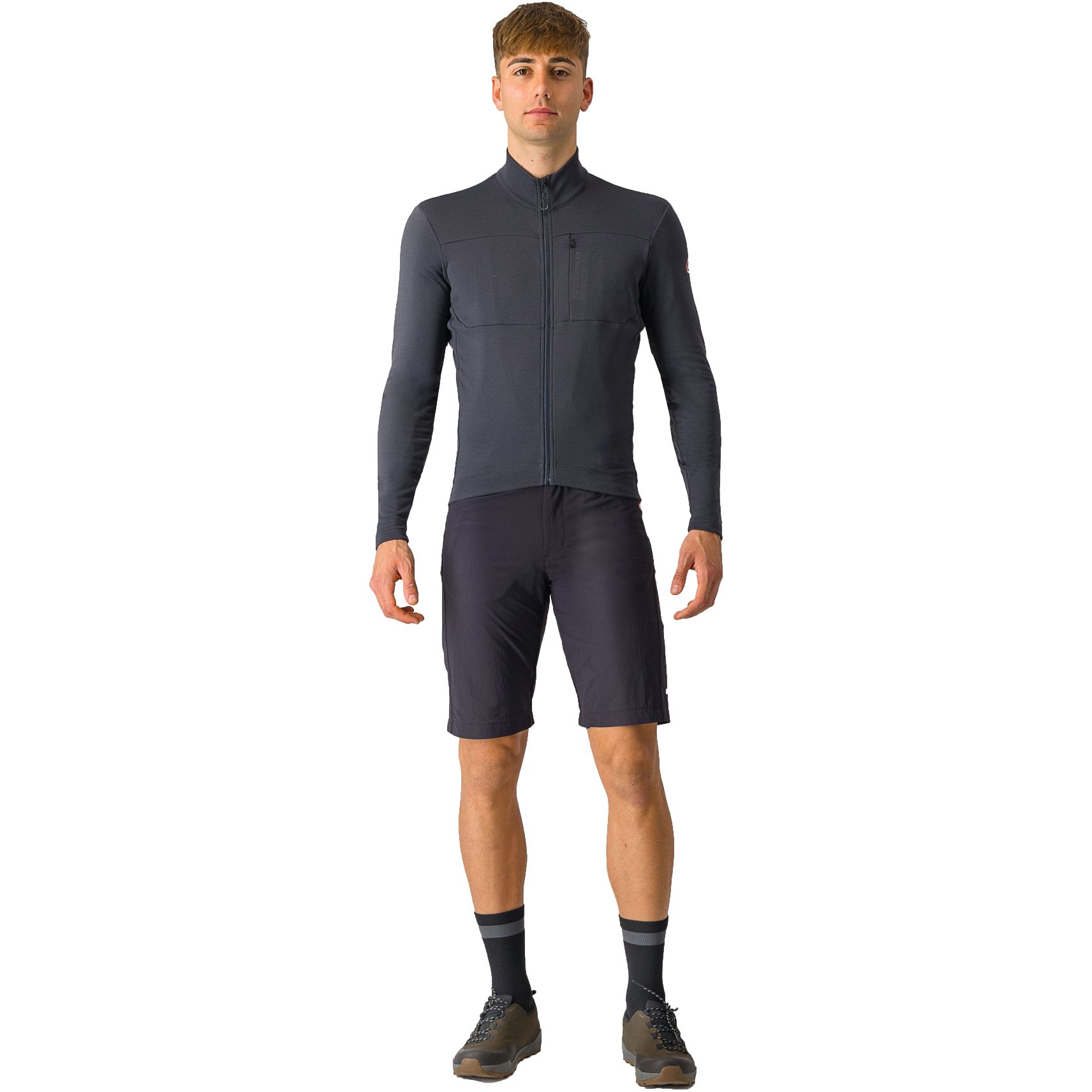 Castelli Unlimited Trail 2 Jersey Men - dark grey 030 | BIKE24