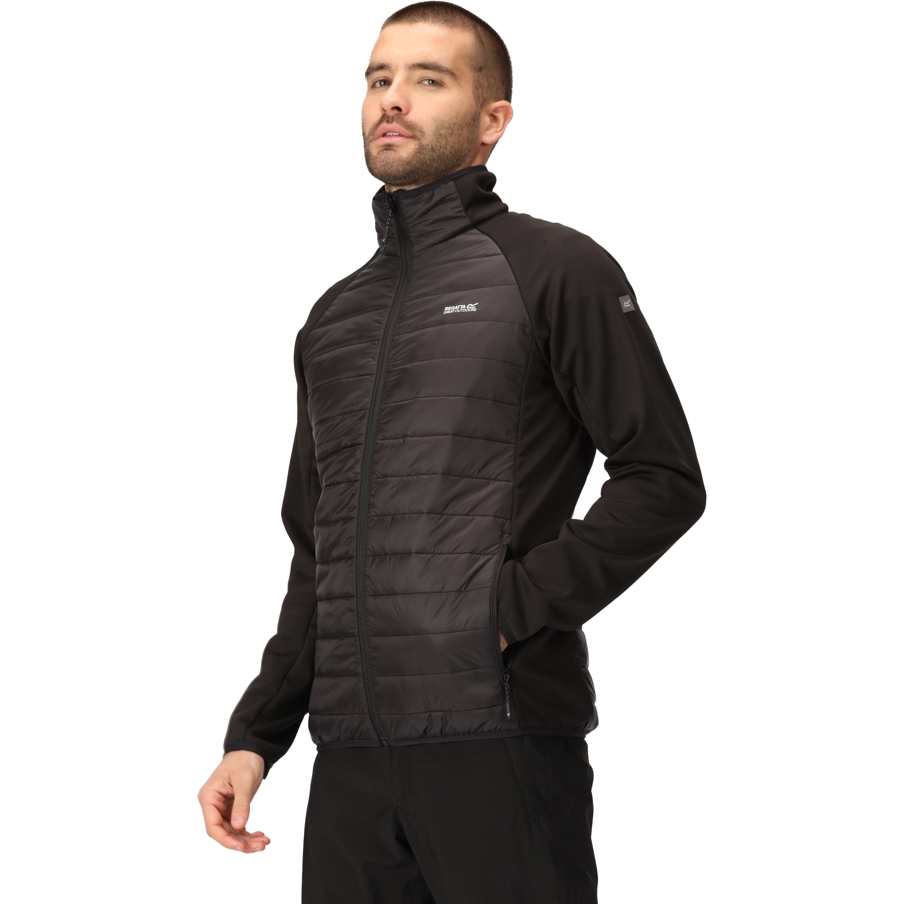 Picture of Regatta Clumber IV Hybrid Jacket Men - Black 800