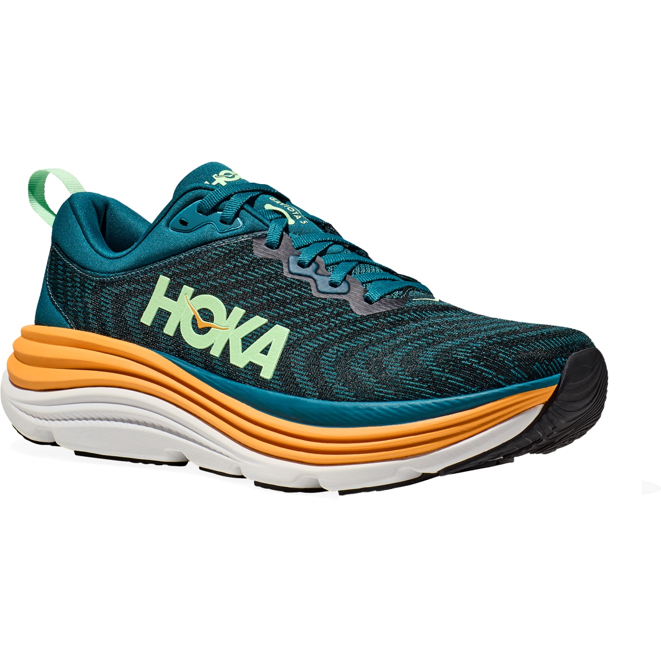 Hoka Gaviota 5 Running Shoes Men - deep lagoon / sherbet | BIKE24