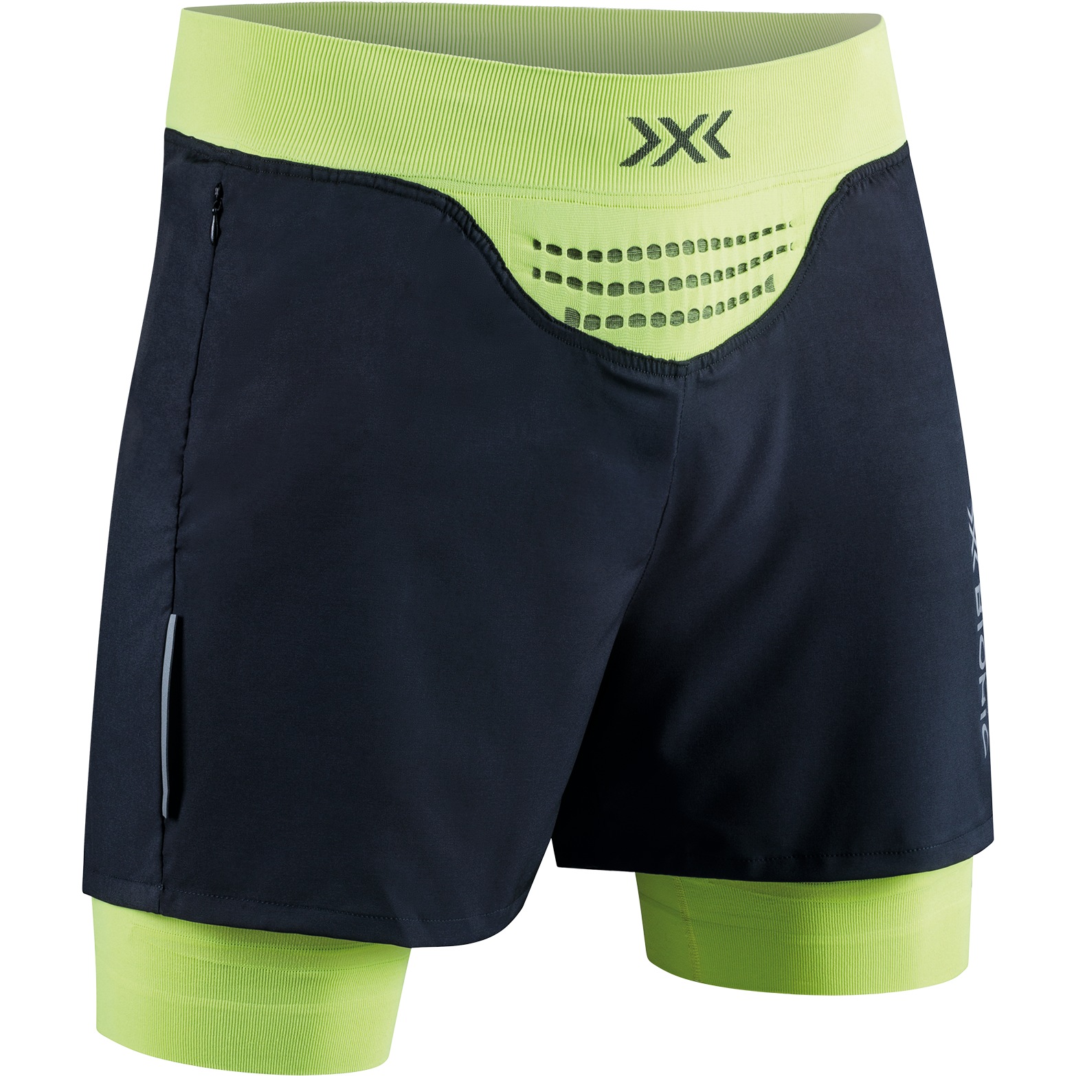 Picture of X-Bionic Effektor 4D Streamlite Running Shorts Men - opal black/effektor green