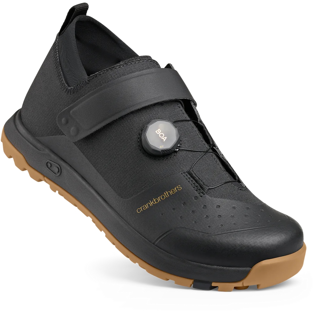 Produktbild von Crankbrothers Mallet Trail BOA® MTB Schuhe - schwarz/gold/gum