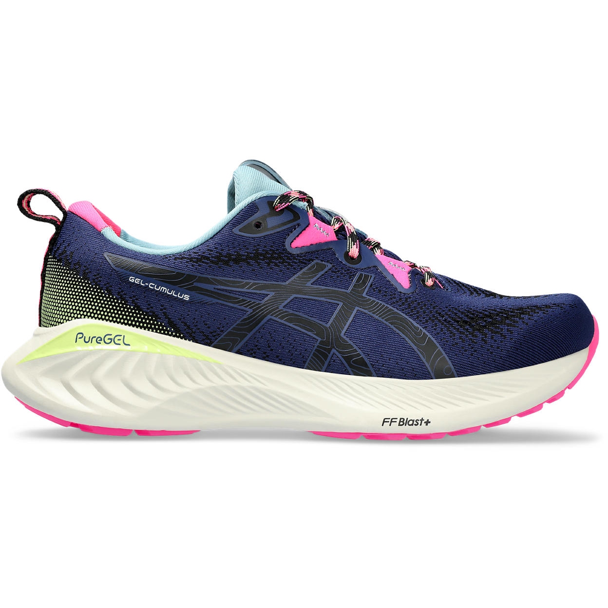 Picture of asics GEL-Cumulus 25 TR Trail Running Shoes Women - nature bathing/lime green