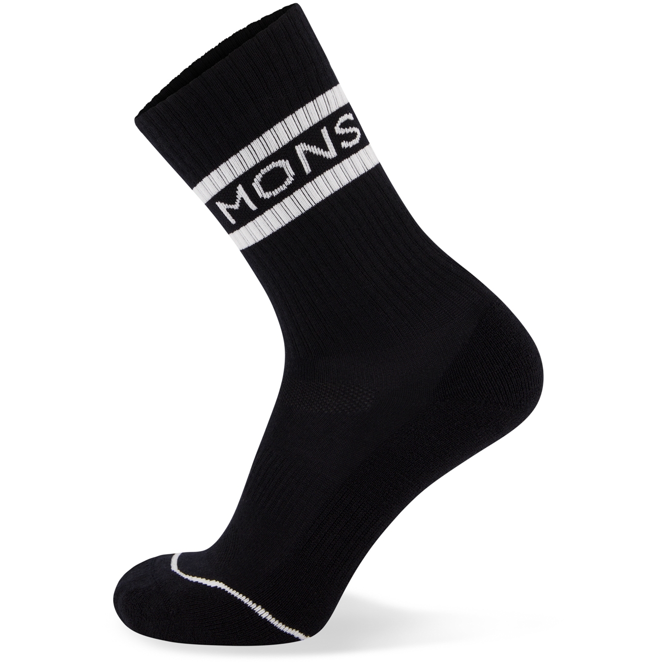 Picture of Mons Royale Signature Merino Crew Socks - black / white