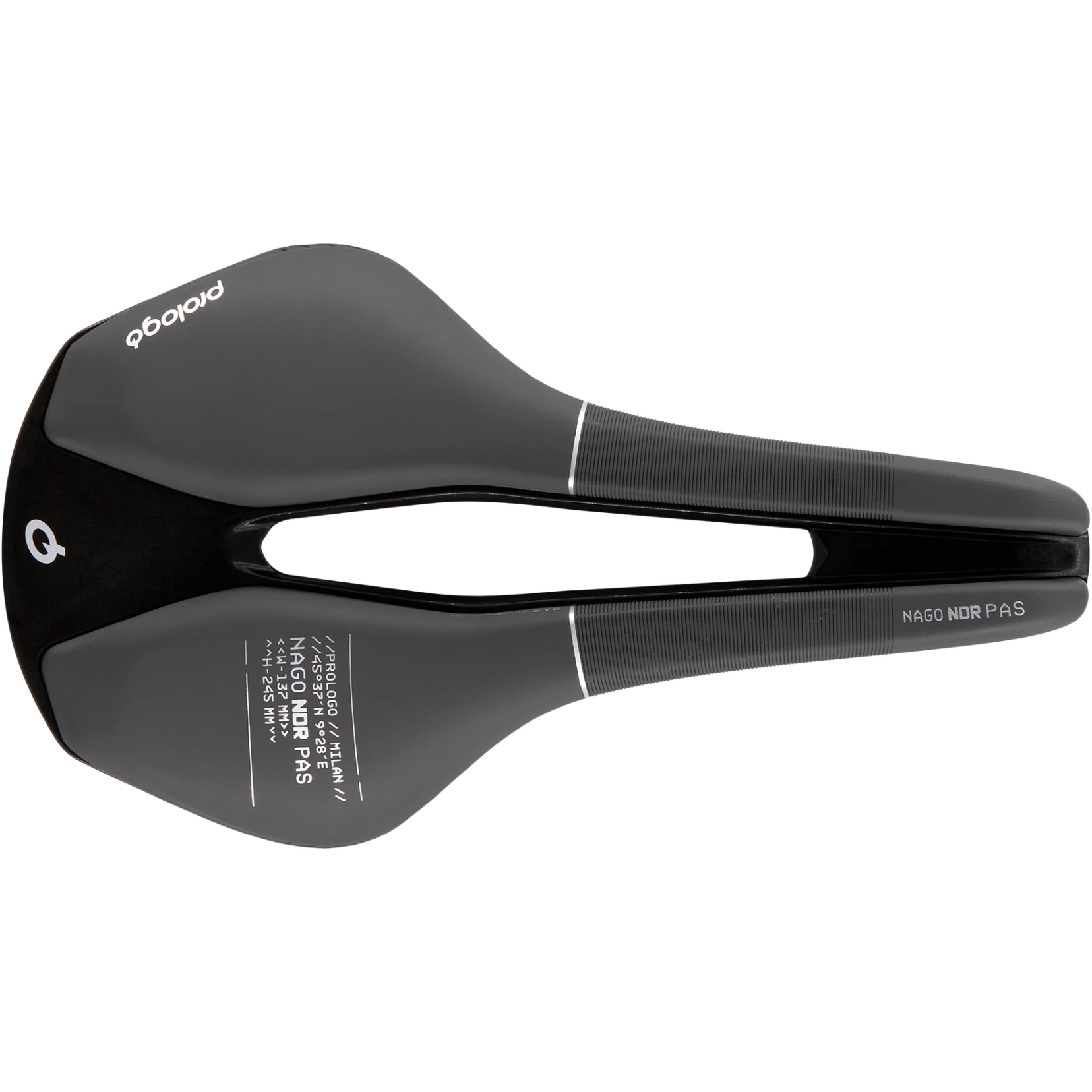 Prologo Nago NDR PAS Saddle - Nack | 137 mm - anthracite | BIKE24