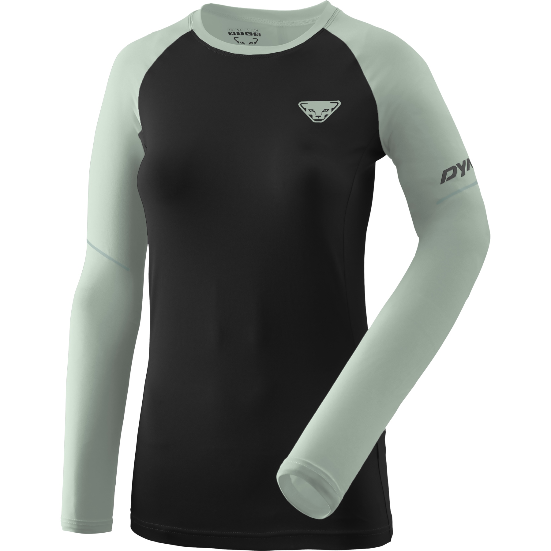 Produktbild von Dynafit Alpine Pro Langarmshirt Damen - Black Out Jadelite