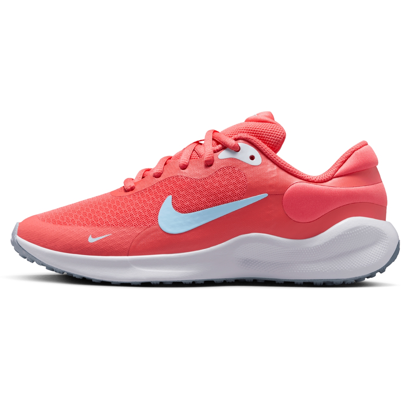 Produktbild von Nike Revolution 7 Schuhe für ältere Kinder - magic ember/psychic blue-blue tint-white FB7689-800
