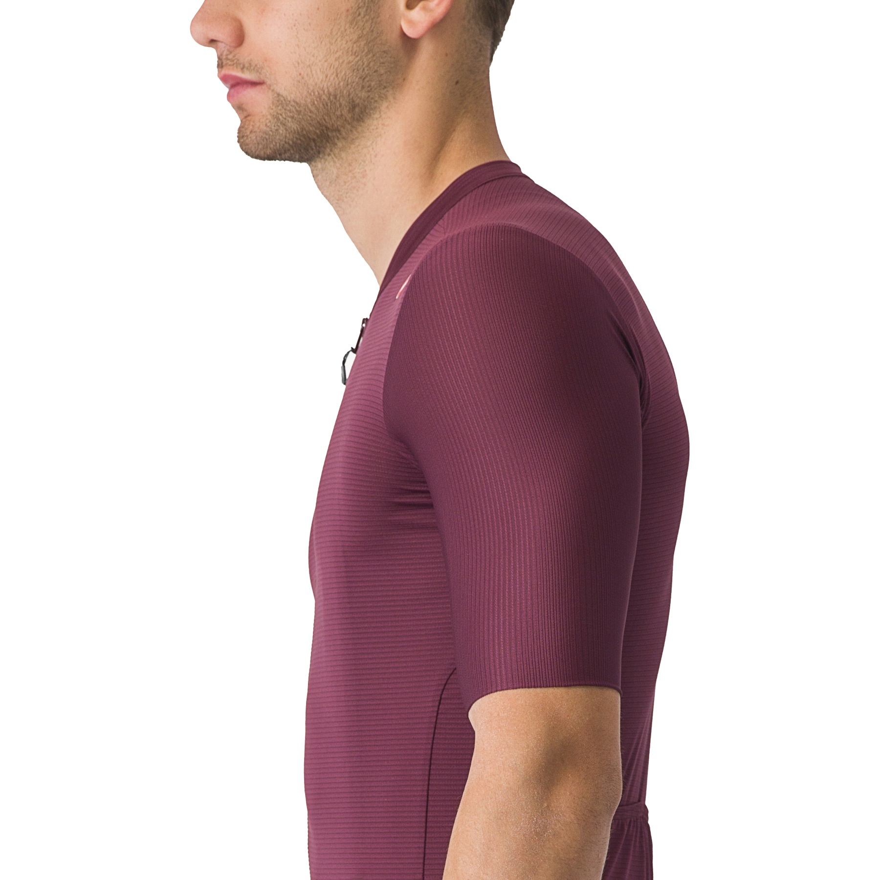 Castelli Espresso Jersey Men - deep bordeaux/silver moon 625