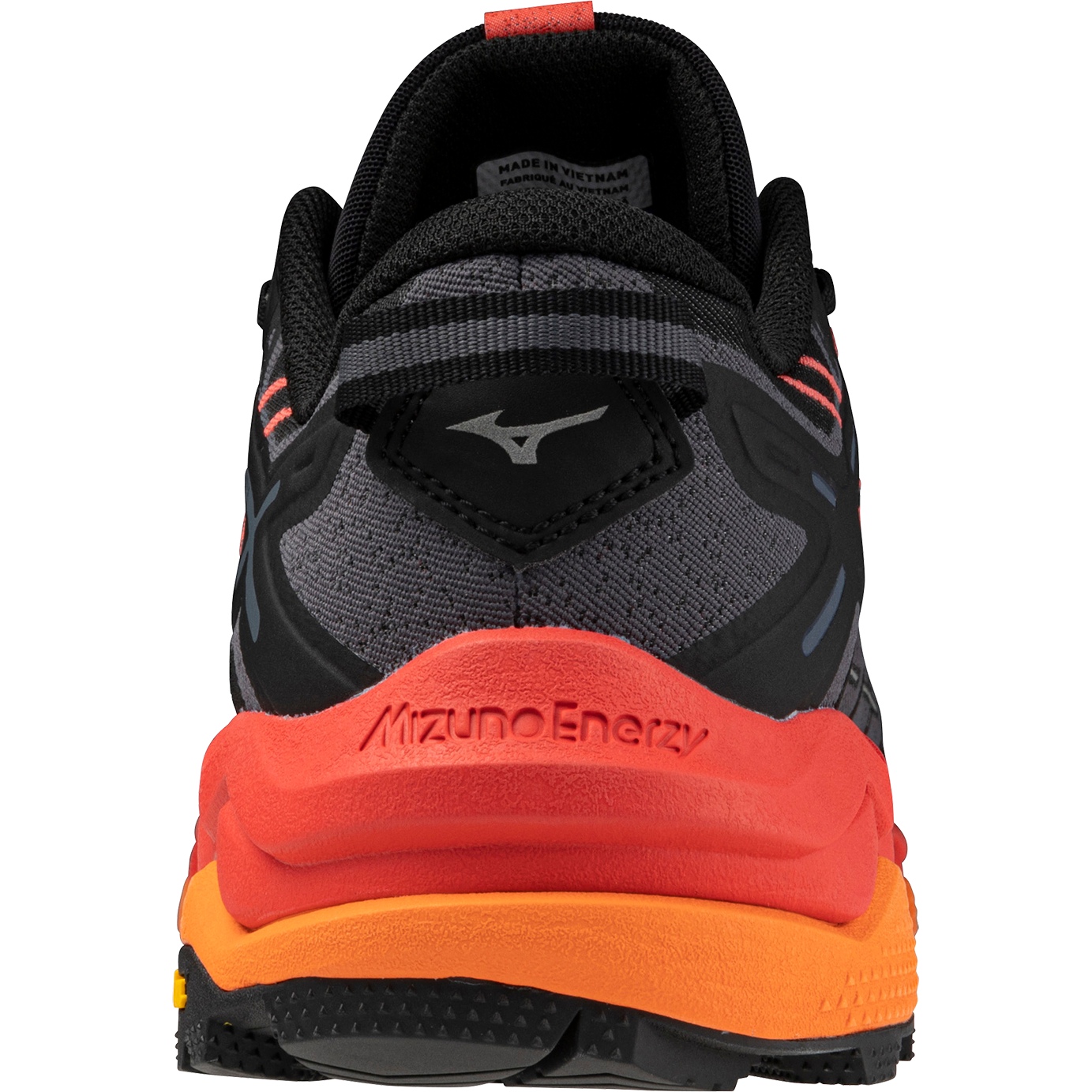 Mizuno Wave Mujin 10 Trail Running Shoes Men Black Cayenne Nasturtium