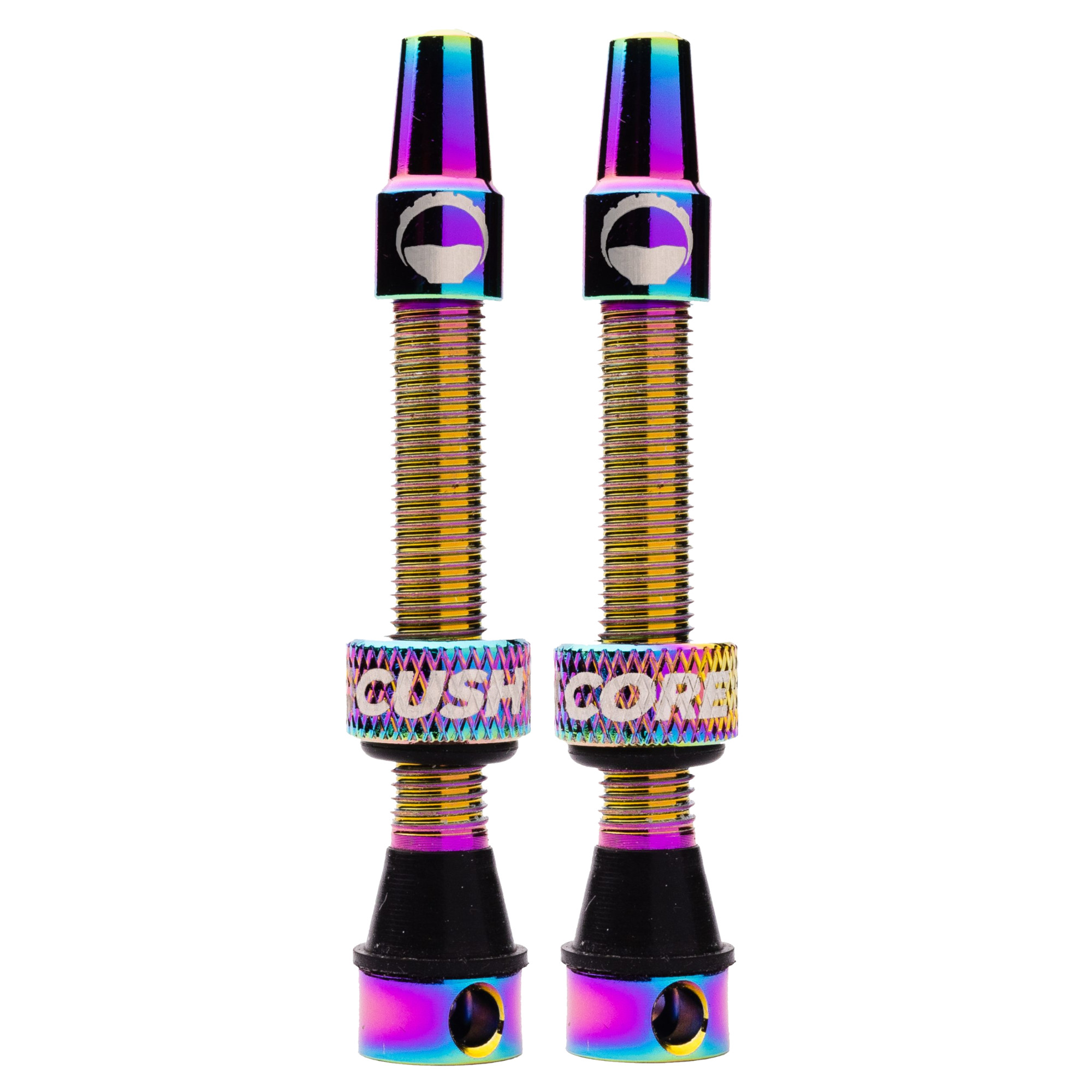 Produktbild von CushCore Tubeless Ventil Set - 55mm (2 Stck.) - oil slick