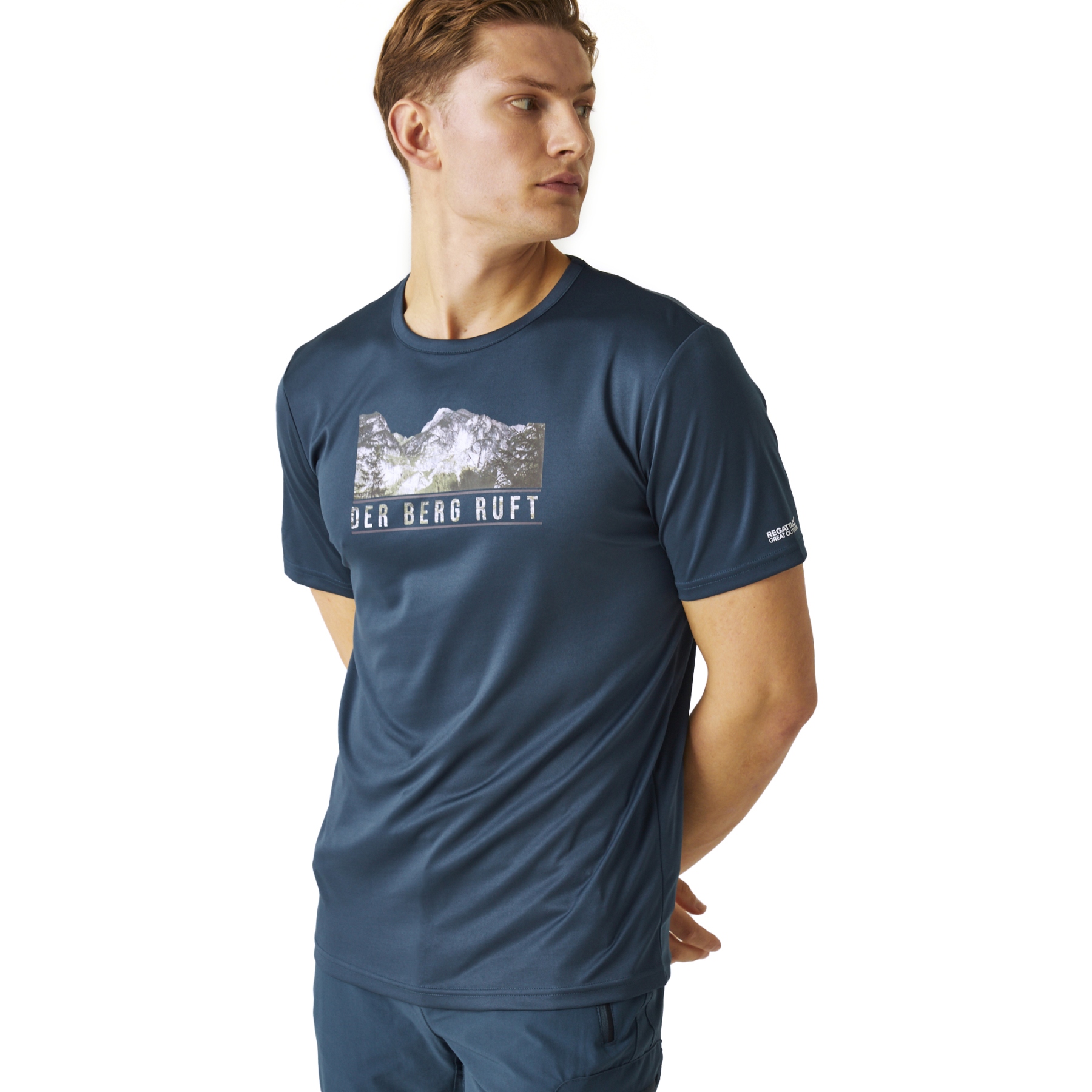 Produktbild von Regatta Fingal Slogan III T-Shirt Herren - Moonlight Denim ZV7